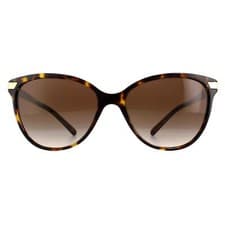 Image of Burberry Sunglasses BE4216 300213 Dark Havana With Gold Detailing Brown Gradient