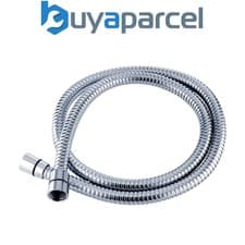 Image of Triton Shower Hose 1.25m Metre Metal Stainless Steel Anti Twist Chrome Modern