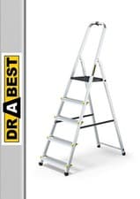 Image of ALUMINIUM PLATFORM STEP - 5 TREAD EN131 PRO 150KG