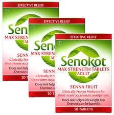 Image of Senokot Max Strength Senna Fruit - (Triple Pack 3 x 10 Tablets )