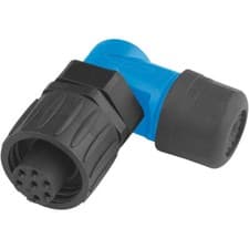 Image of Amphenol C016 20F003 100 10 Cable connector angled C16-1 Number of pins: 3+PE