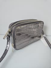 Image of Ted Baker Stina Mini Camera Shoulder Crossbody Bag - Gunmetal