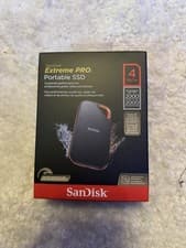 Image of SANDISK Extreme PRO Portable External SSD - 4 TB, Black | Brand New Sealed
