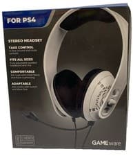 Image of GAMEware Stereo Headset for PS4 White