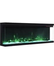 Image of INMOZATA Electric Fire 60inch/152cm Media Wall Electric Fireplace 9ColorsLED