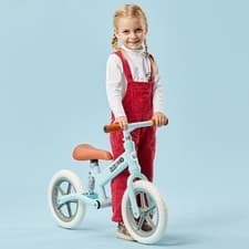 Image of 12" Kids Balance Bike Training Bicycle Adjustable Seat EVA Tyre 2-5 Years Pink