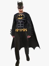 Image of Rubie's Official DC Batman Adult Costume, Adult Superhero Fancy Dress( Size L)