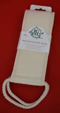 Image of SO ECO! EXFOLIATING BATH BACKSTRAP ... FLEXIBLE STRAP - SISAL / SOFT COTTON!