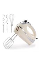 Image of Hand Mixer Electric Whisk – VonShef Cream Food Mixer for Baking, 5 Speeds – 300W