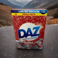 Image of Daz Washing Powder 120 Washes – Family Pack Laundry Detergent for Brilliant