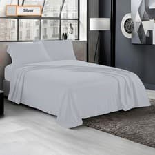Image of 400 Thread Count 100% Egyptian Cotton Flat Bed Sheet ? Soft Hotel Quality