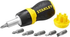 Image of STANLEY 066358 Multi-Bit Stubby Screwdriver