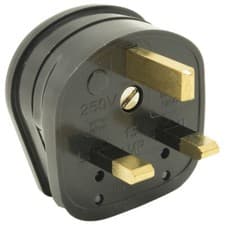 Image of MK 646 CHAR 13A Charcoal Safety Plug