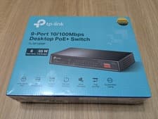 Image of TP-Link 9 Port 10/100Mbps TL-SF1009P Unmanaged Desktop Switch with 8 Port PoE