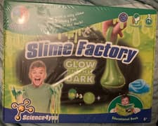 Image of Science4you Slime Factory 'Glow in the Dark' STEM 8+ years