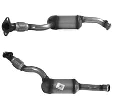 Image of Approved Catalytic Converter and Fittings for Renault Twingo 16V 1.2 2001-2007