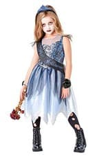 Image of Rubie's Official Miss Halloween, Gothic Bride Prom Queen Halloween Childs Costum