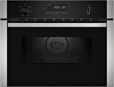 Image of NEFF C1AMG84N0B 44 Litre Built-in microwave oven with hot air - Stainless Steel