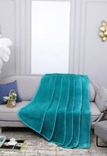 Image of Large Luxury Faux Fur Throw Sofa Bed Mink Soft Warm Fleece Blanket King, Double