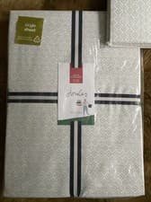 Image of JOULES KELMARSH FLORAL fitted sheet extra deep 34cm Box 100% cotton Single Size