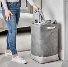 Image of Minky 78L Fabric Laundry Hamper