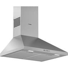 Image of Bosch Series 2 60cm Pyramid Chimney Cooker Hood - Stainless Steel DWP64BC50B