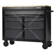 Image of BUNKER® 7 Drawer Workbench Roller Tool Cabinet, 41", Grey