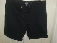 Image of Threadbare Chino Shorts In Black W32 Men's