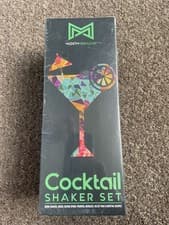 Image of Modern Mixology 8-Piece Cocktail Shaker with Velvet Bag Complete Cocktail Set