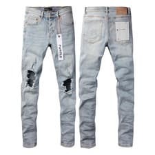 Image of NEW Purple Brand Jeans Designer Personality Fashion Men's Jean Splash-Ink 28-40