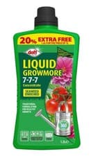 Image of Doff Liquid Growmore Concentrate 1.2L All Purpose Plant Food for Fruit Veg