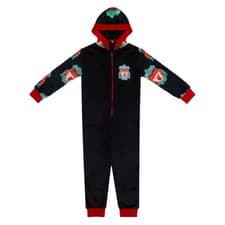 Image of Liverpool FC Boys Pyjamas All-In-One Loungewear Kids OFFICIAL Football Gift