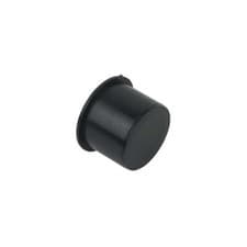 Image of FLOPLAST 40mm PUSH FIT WASTE PIPE FITTINGS BLACK | 1M PIPE LENGTH