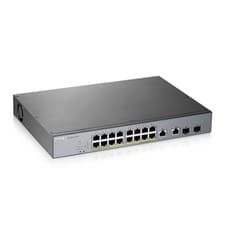 Image of 16 Port Zyxel GS1350-18HP Gigabit Smart Managed PoE Switch with GbE Uplink, 16x