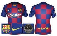 Image of BNWT BARCELONA HOME NIKE 2019 2020 FOOTBALL SHIRT KIDS 13-14 YEARS