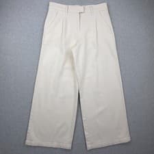 Image of American Eagle Pants Womens 12 Wide Leg High Rise Trouser Stretch Spring Casual