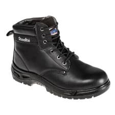 Image of Portwest Steelite S3 Safety Boots Black Size 10