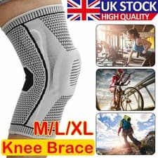 Image of The Ultra Knee Elite Knee Sleeve Brace Total Compression Orthotics for Sports UK