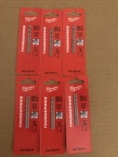 Image of 6 x Milwaukee 3mm Thunderweb HSS Ground (DIN338) Metal Drill Bits 4932352349