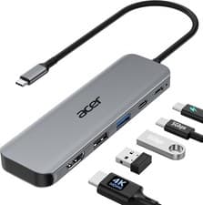 Image of Acer 5-in-1 USB-C Hub / Dock USB 3.2 5Gbps, USB-A, HDMI 4K@60Hz, PD 100W