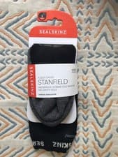 Image of Sealskinz Stanfield Waterproof socks mid length uk size 3 to 5