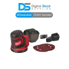 Image of Milwaukee M18BOS125-0 18V 125mm Compact Random Orbit Sander Body Only