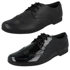 Image of Girls Clarks Scala Lace School Shoes