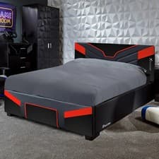 Image of X Rocker Cerberus MKII Ottoman Gaming Bed Under bed Storage Kids Double bed