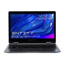 Image of Entity Book 11.6 Targa Convertible Laptop Tablet 128GB Black - Renewed Pristine