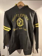 Image of Harry Potter unisex Hufflepuff Just and Loyal  hoodie size Small