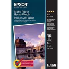 Image of Genuine Epson A4 Matte Heavy Weight Photo Paper 167gsm 50 Sheets (C13S041256)