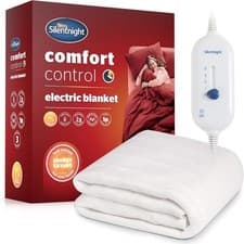 Image of Silentnight Comfort Control Electric Blanket Super King Size 160x200 cm-A1