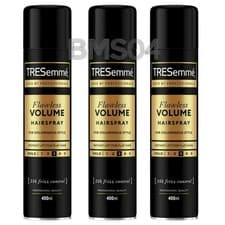 Image of 3 x 400ml Tresemme Flawless Volume Hairspray Professional Quality 