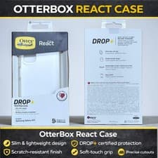 Image of For (Samsung Galaxy A13 4G) Otterbox Clear Case, Shockproof, Soft Grip Cover